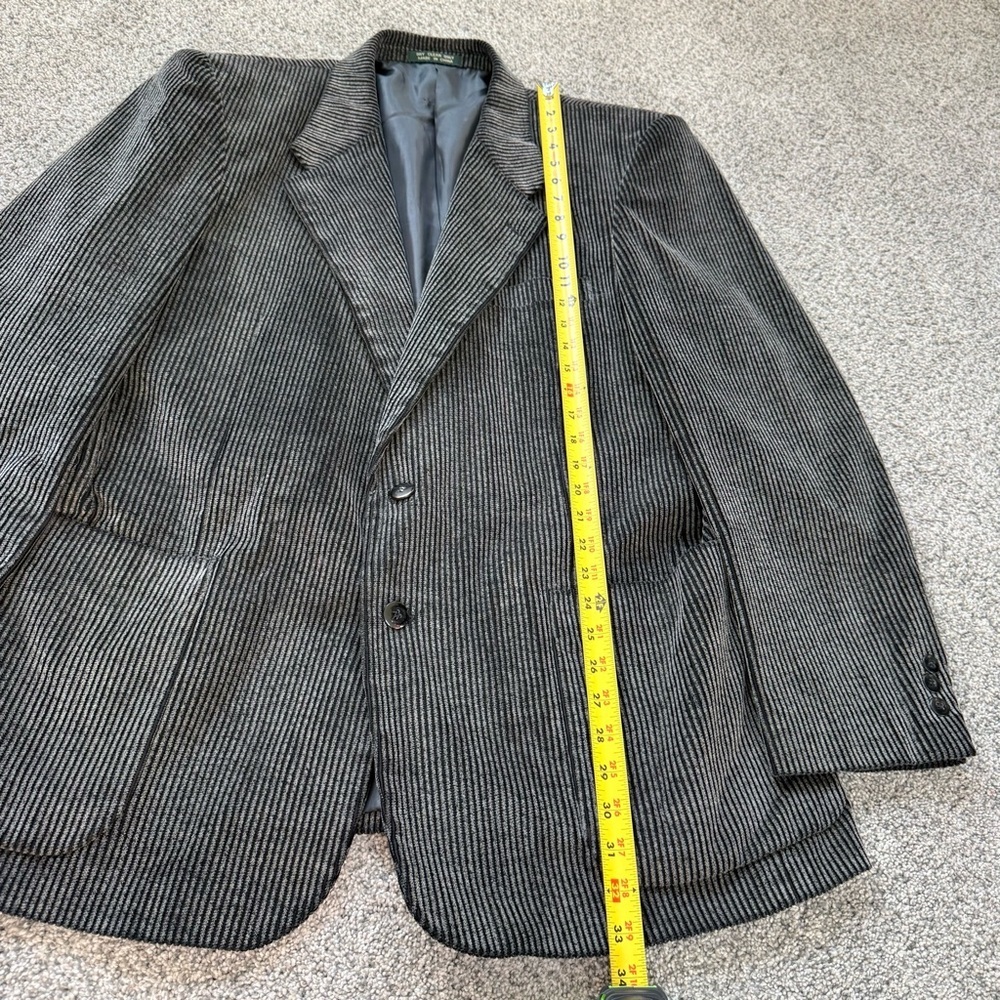 Men’s Black 46 Corduroy Jacket Sports 2 Button Scandia Woods 100% Cotton Casual - Picture 3 of 12